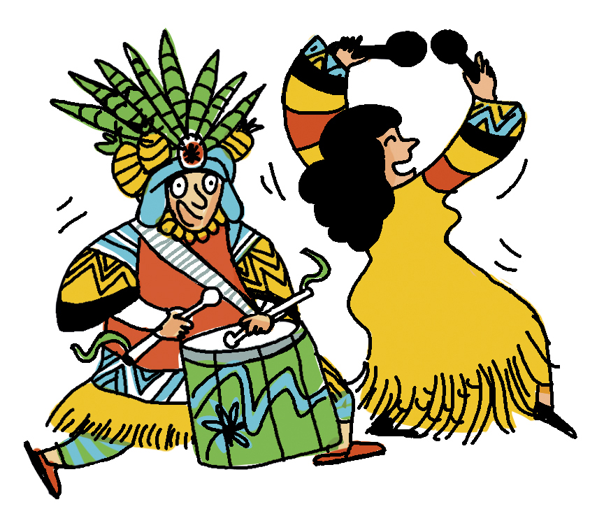 danseurs de samba brésilienne