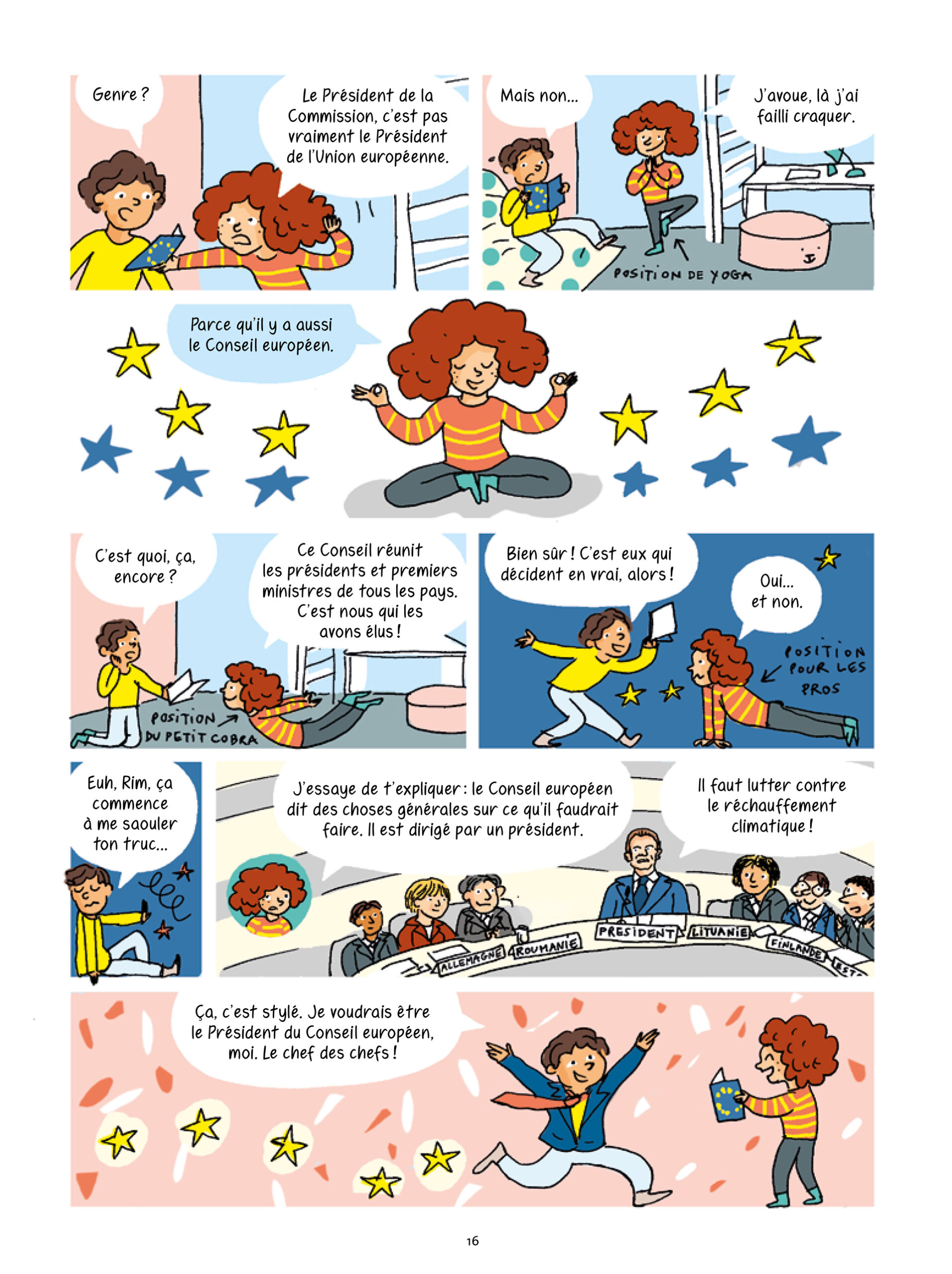 la page 13 de l'Europe en BD