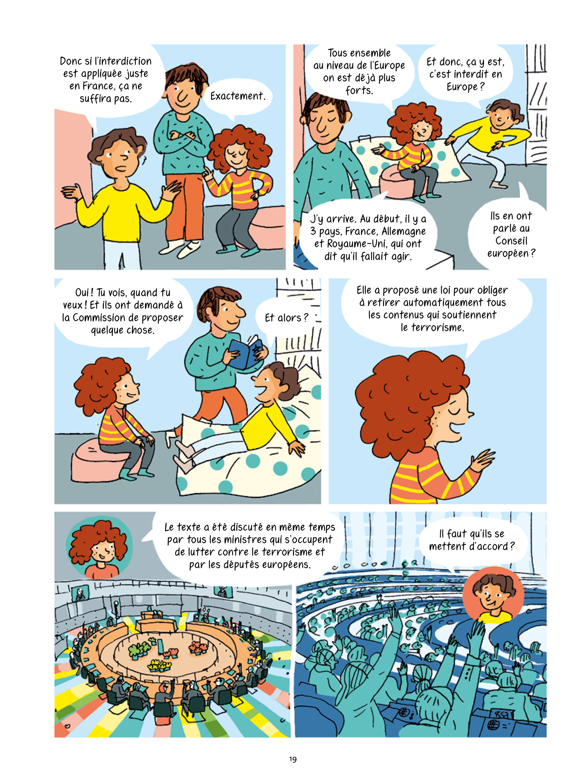 la page 16 de l'Europe en BD