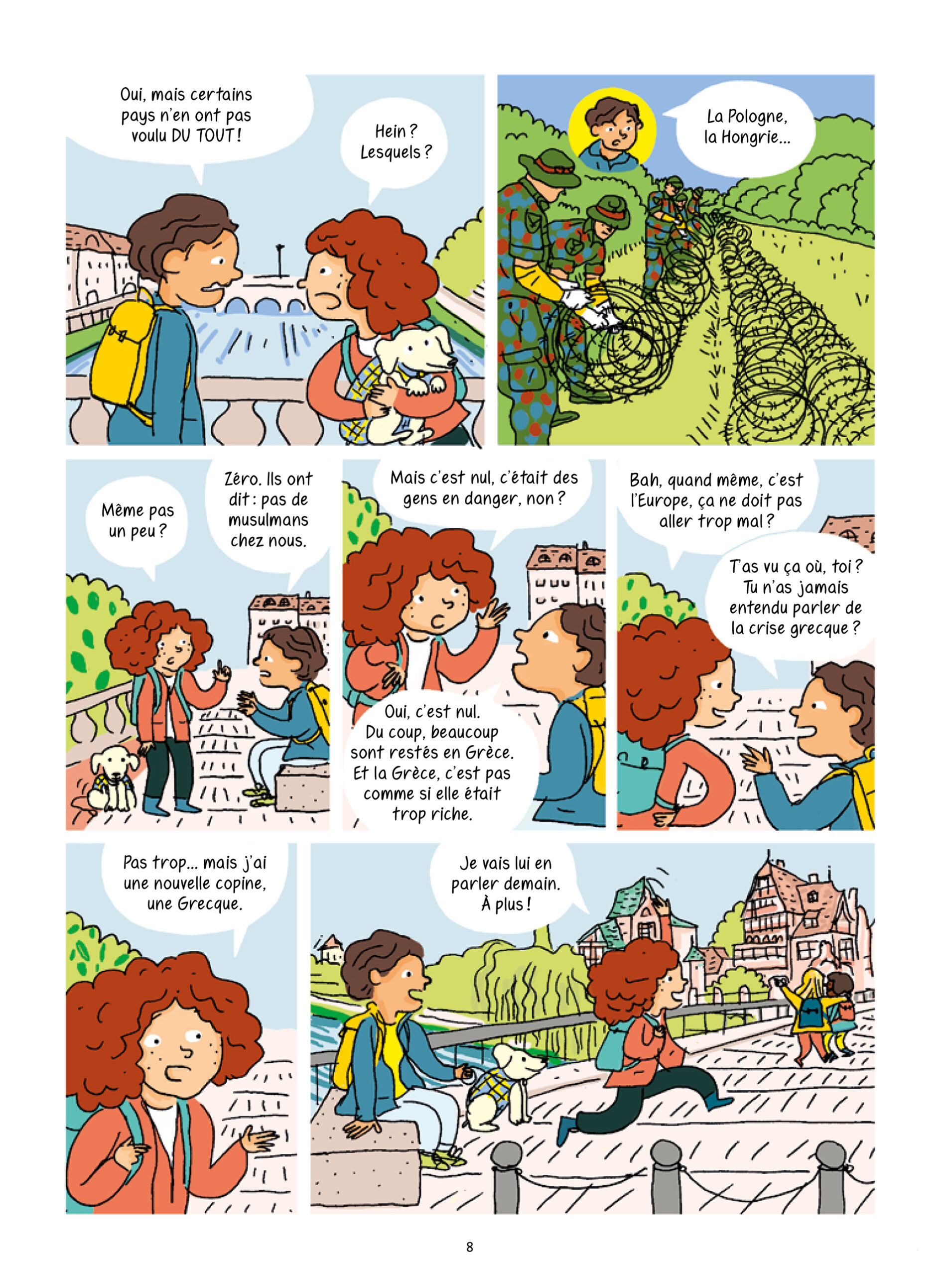 la page 5 de l'Europe en BD