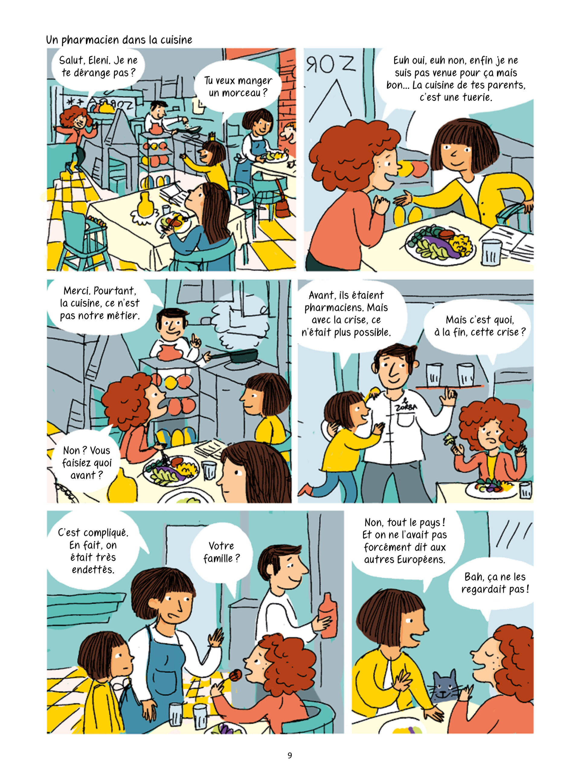 la page 6 de l'Europe en BD