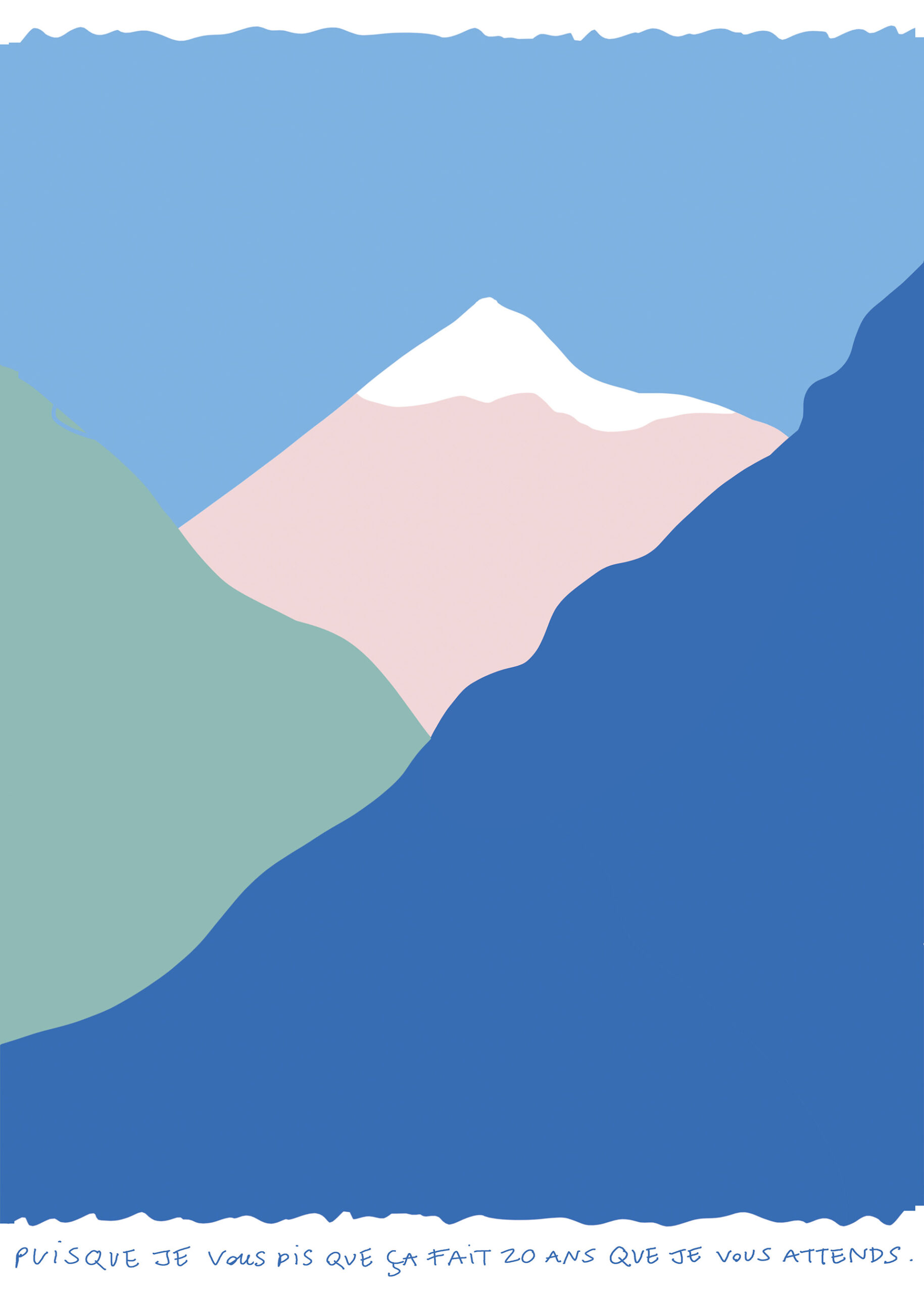 fenêtre ouverte sur montagne