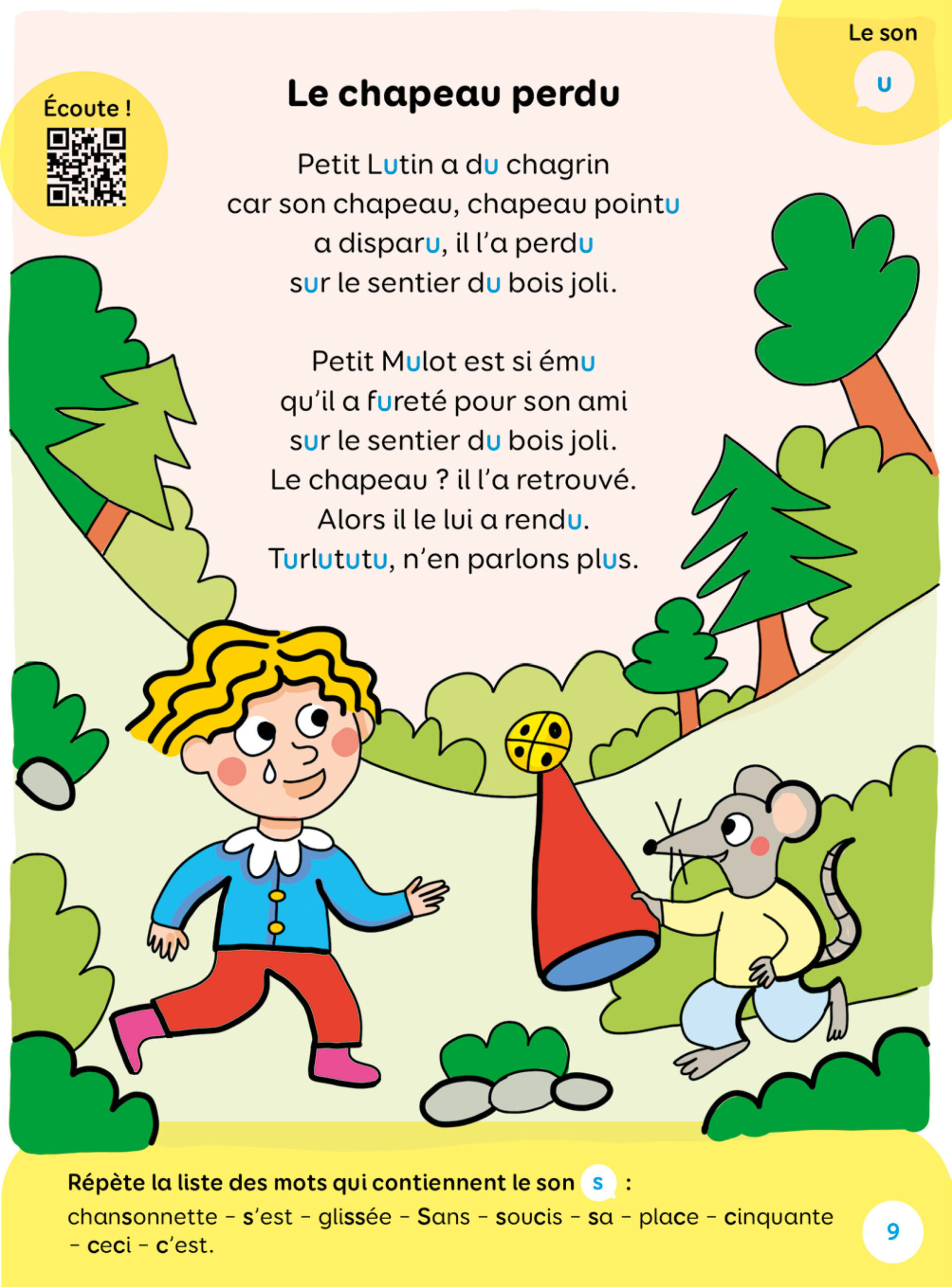 COULEURS COMPTINES_aperçu -5 dindon et petit garçon qui prend mange un cookie