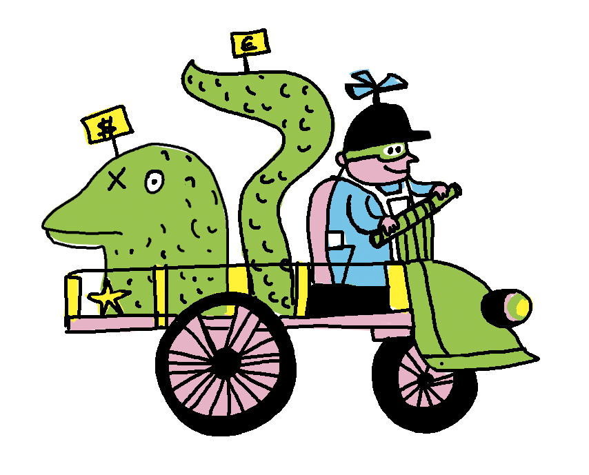 Diset carte ND 55 véhicule d'un autre siècle transportant des morceaux de dinos