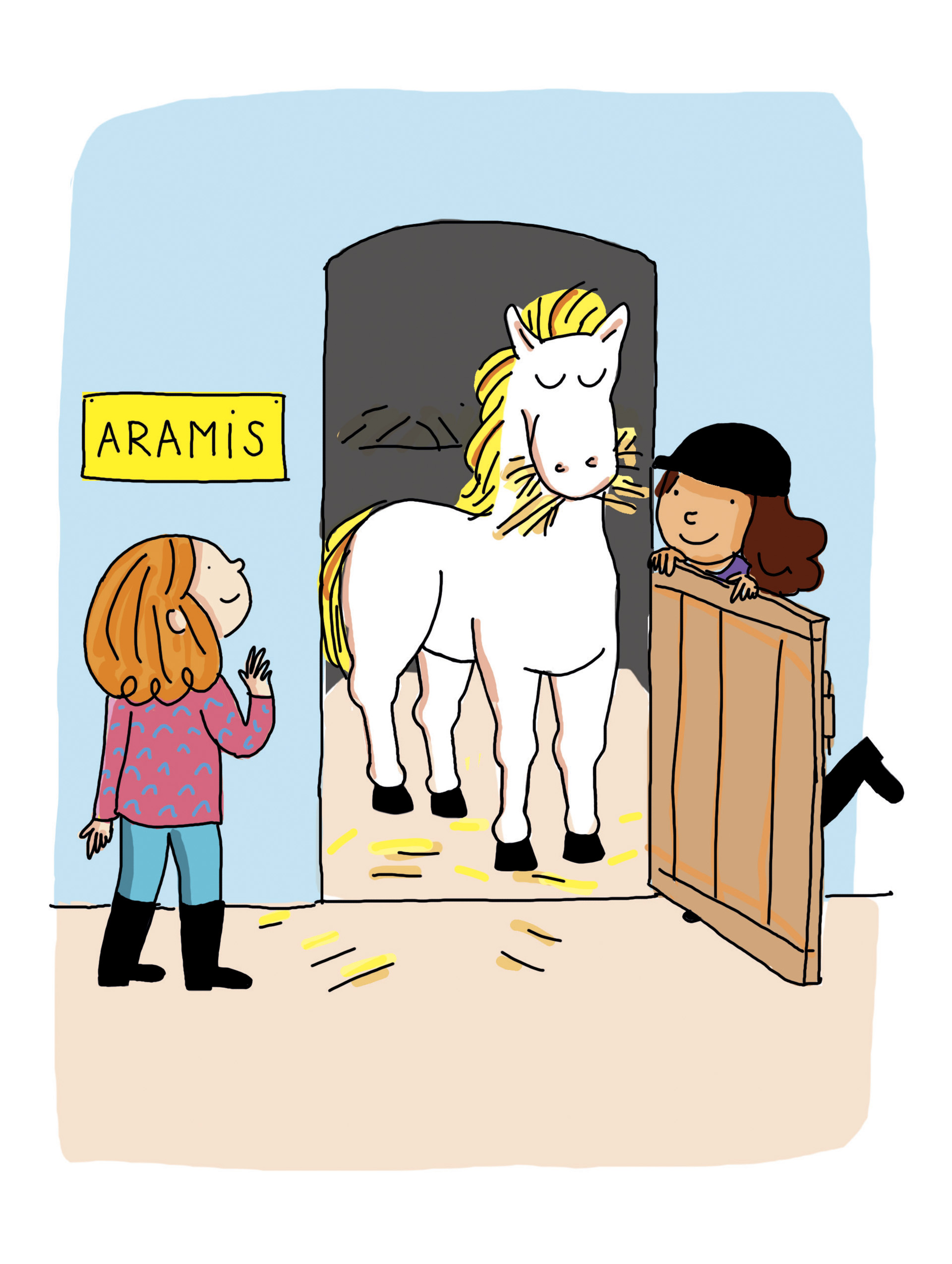 INTER CHEVAL.indd Aramis est dans son enclos